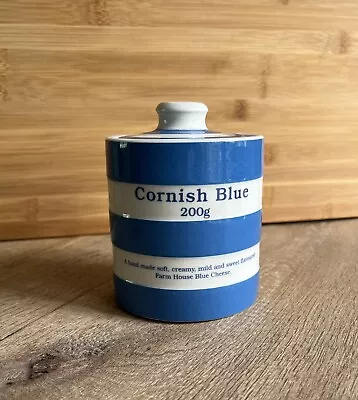 Buy Rare T G Green Cornish Ware Cornish Blue Cheese Special Edition Lidded Jar Pot  • 37.50£