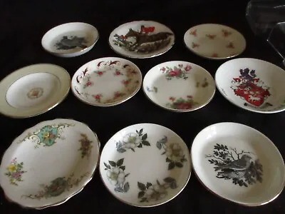 Buy Job Lot X 10 Vintage China Pin Dishes  - Famous Makes Various Shapes And Sizes • 12.50£