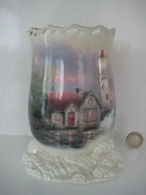 Buy Vintage Lenox Beacon Of Hope Votive Thomas Kinkade Collection Ivory Porcelain • 17.99£