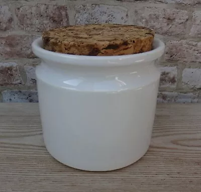 Buy Vintage TG Green Spectrum – Kitchen Storage Jar With Cork Lid – Plain • 9.99£