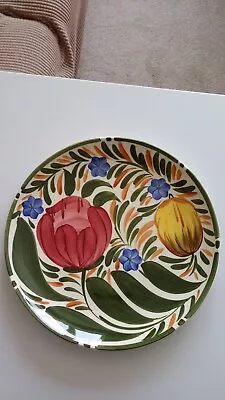 Buy Vintage Wade Ceramic Decorative Plate Tulips Design - 24cm Diameter • 14.95£