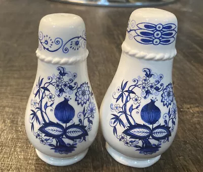 Buy Johnson Bros England Blue Nordic Onion Ironware Salt And Pepper Shakers • 28.50£