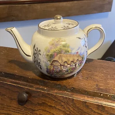 Buy Vintage Price Kensington Teapot 3369 Floral Cottage Gold • 15£