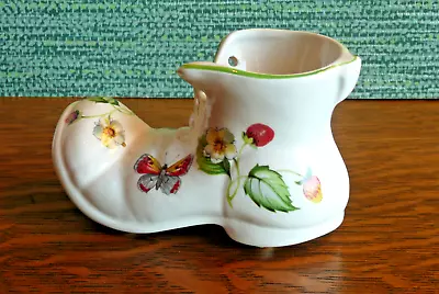 Buy Old Foley Fun Decorative Porcelain Shoe Strawberry Butterfly Pattern ~ England • 10.56£