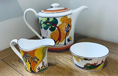 Buy Wedgwood Clarice Cliff 'The Connoisseur Collection' Limited Edition Tea Set • 120£