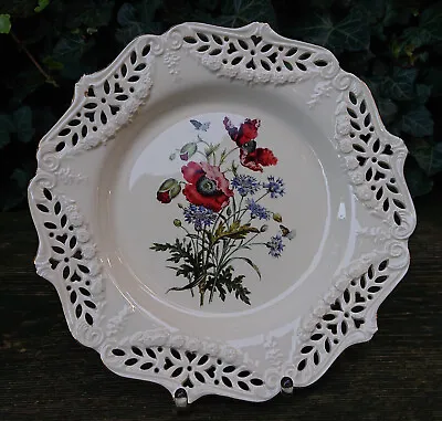Buy Royal Creamware Bowl Plate Poppy Flower Poppies The Floral Gift Paul • 16.75£