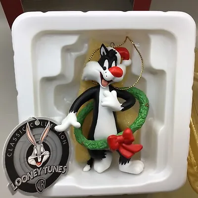 Buy Goebel Looney Tunes Porcelain Christmas Ornaments Cat Dancing With Box NICE • 16.18£