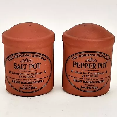 Buy The Original Suffolk Cruet Set Made By Henry Watson Pottery England Salt Pepper • 22.80£