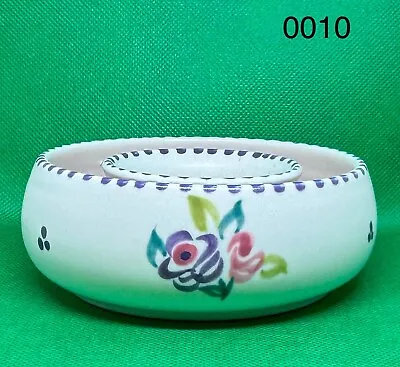 Buy Poole Pottery Ring Posy Vase, Traditional Ware 1950s Simplified Sprig Pattern • 15.95£