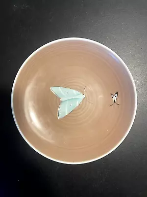 Buy KPM Berlin Small 5  Moth Butterfly Brown Plate Made In Germany US Zone • 39.37£