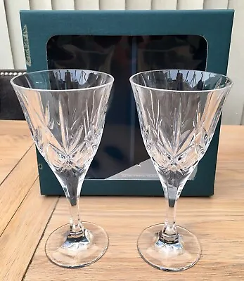 Buy 2 Boxed Sabichi Bohemia 24% Lead Crystal Large Wine Glasses • 20£