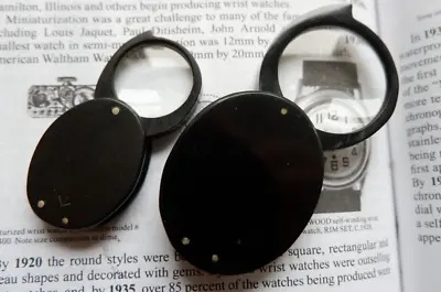 Buy British Military Issue Folding Magnifying Pocket Glass Loupe Circa 1940's • 55£