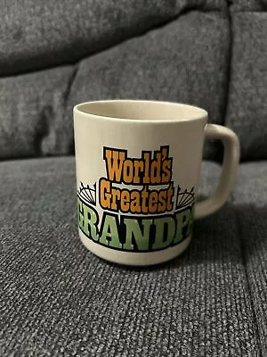 Buy Vintage  World's Greatest Grandpa  1985 Coffee Mug By C M Paula Co. • 14.21£