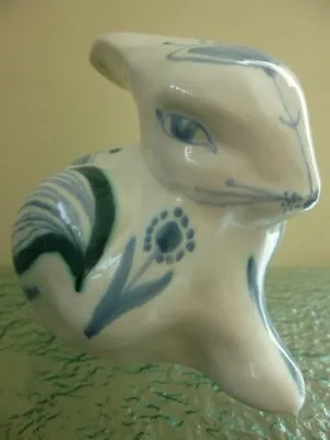 Buy Vintage Rye Pottery Ceramic Rabbit Scratching David Sharp Design • 39.99£