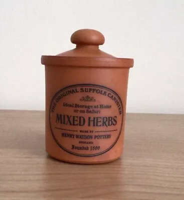 Buy Henry Watson Pottery The Original Suffolk Canister Peppercorns Terracotta • 5£
