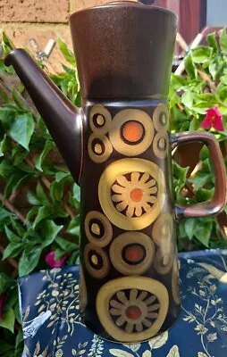 Buy Vintage Retro Denby Arabesque Stoneware Gill Pemberton Retro Coffee Pot 2½pts • 25£