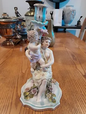 Buy Antique Dresden Mother And Child,Damaged. • 4.99£