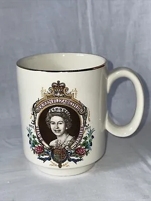 Buy Lord Nelson Pottery Queen Elizabeth The Second Silver Jubilee Cup 1952-1977 VGC • 5.99£