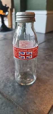 Buy Vintage Coca Cola Coke Commemorative Glass Bottle. Royal Wedding July 29 1981 • 24.95£