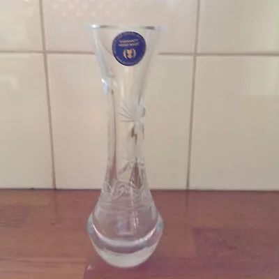 Buy Bohemian Crystalhand Made Bud Vase Made In Czech Republic • 4.99£