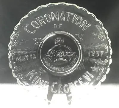 Buy King George VI Coronation Glass Plate 1937 • 8.95£