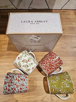 Buy Laura Ashley Set Of 4 Mugs 🎀 • 28£