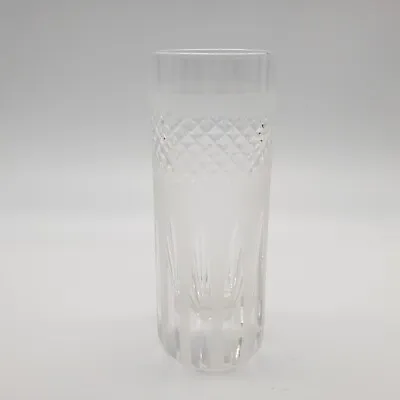 Buy Highball Glass Tumbler Frosted Cut Glass Heavy 6.5  T • 23.18£