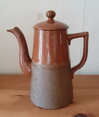 Buy Langley Ware 2 Tone Brown Coffee Pot • 10£