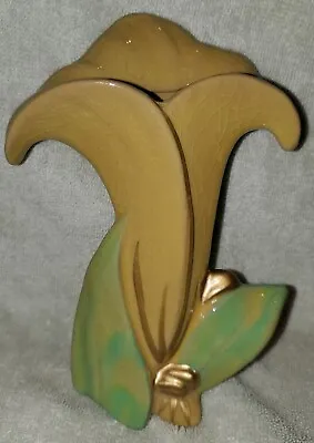 Buy Very Nice McCoy Pottery Yellow Lily Wall Pocket Vase • 28.81£