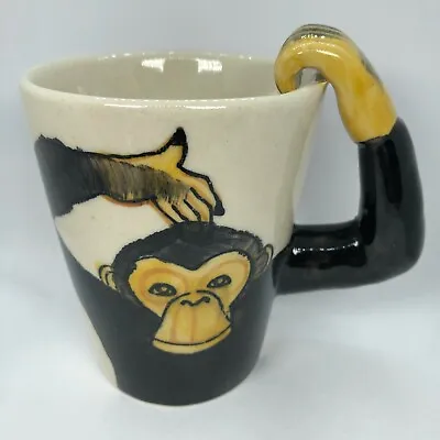 Buy Monkey Mug 3D Handle Hand Painted Large Thailand Coffee/Tea Mug • 13.99£