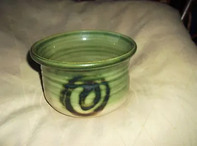 Buy Collectable Moffat Pottery Glazed Pot Dish Ribbed Green Body 5.5  • 12£