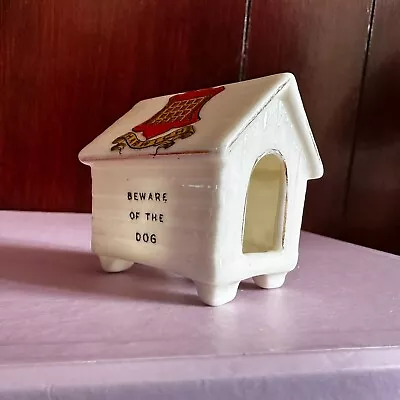 Buy Arcadian  Crested China Dog Kennel  Beware Of The Dog  55mm Harwich • 14£