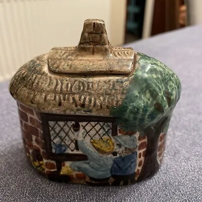Buy Tony Wood Studio Pottery Decorative Ceramic Pot With Lid • 9.99£