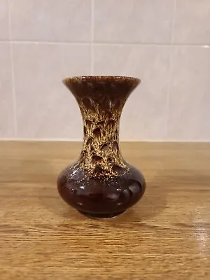 Buy Fosters Pottery Bud Vase -Brown Glaze • 8.75£