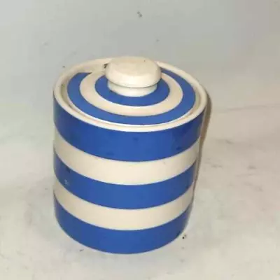 Buy T. G. Green Cornishware Blue White Marmalade Pot Jam Pot • 24.95£