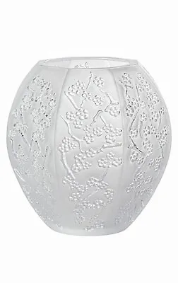 Buy New Lalique Crystal Sakura Clear Vase Small #10722900 Brand Nib Cute Save$$ F/sh • 452.78£