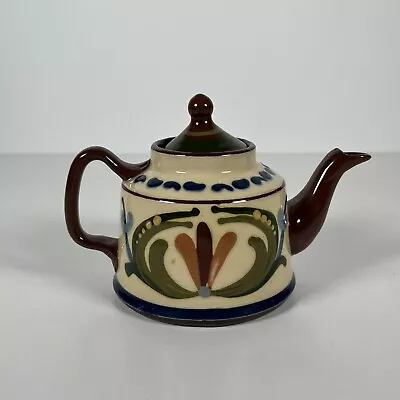 Buy Longpark Torquay Ware Souvenir Multicoloured Teapot With Lid • 14.99£