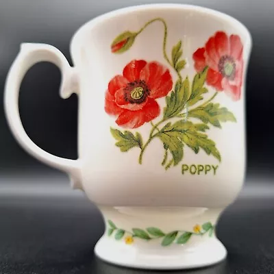 Buy Roy Kirkham - Herbs N Spices - Floral Poppy - Fine Bone China Mug • 5.99£