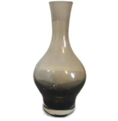 Buy Beautiful Vintage Smoked Tinted Caithness Scotland Glass Handblown Vase -Fast 📦 • 6.99£