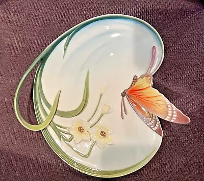 Buy Franz Porcelain Collectable Butterfly Plate • 113.85£