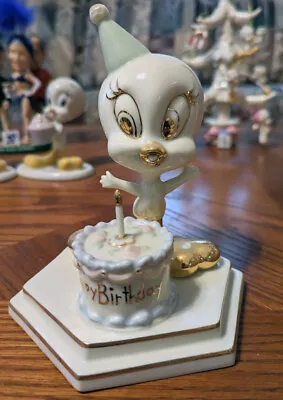 Buy Lenox Vintage Tweety Bird Figurine  Happy Birthday  Gold Trim MINT Looney Tunes • 19.21£