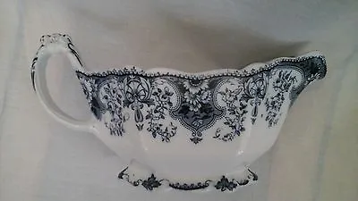 Buy Gravy Boat, Stanley Pottery Melba Design, Footed, Victorian, 1920s Vintage • 12£