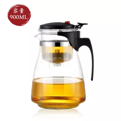 Buy Heat Resistant Glass Teapot Puer Kettle Tea Infuser Chinese Kung Fu Teawear Set • 29.99£