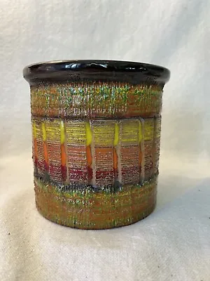 Buy Vintage Aldo Londi Bitossi Italian Pottery Pot Vase Italy Mcm Rosenthal Netter • 95.46£