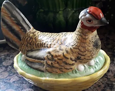 Buy Antique Pottery Staffordshire Hen • 140£
