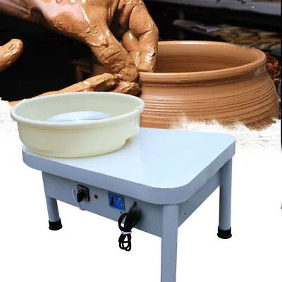 Buy 25CM 250W Electric Pottery Wheel Ceramic Machine Potter Clay Shape Craft DIY UK • 150.07£