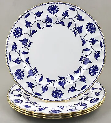 Buy Spode China England Blue Colonel 27.5cm 10¾” Large Dinner Plates X 4 1st Mint! • 95£