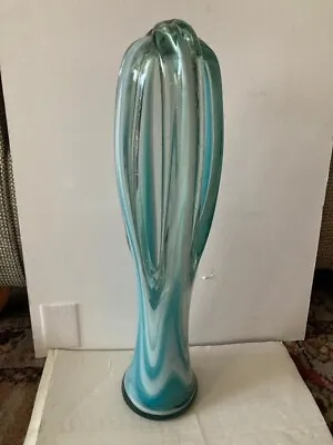 Buy Studio Art Glass:Swirl Glass Vase,Scandinavia Glass,Murano Glass,Czech Glass • 19.99£