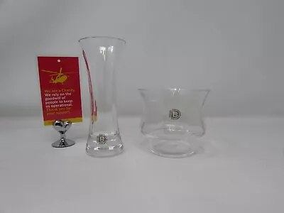 Buy Dartington  Lead Crystal Glass Vase & Whiskey Glass                           F6 • 5.95£
