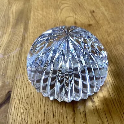 Buy Cut Crystal Irish Paperweight Glass Sea Urchin Paperweight • 25£